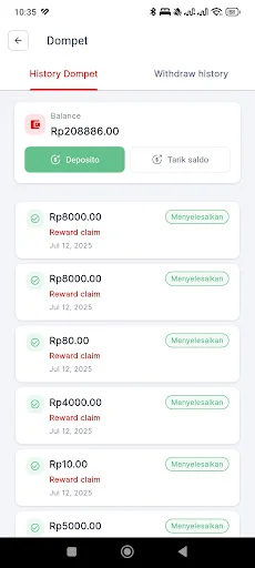 ดาวน์โหลด Gudang Tugas ล่าสุด – แอปทำภารกิจรับเงินจริง ฟรี - Screenshot 6