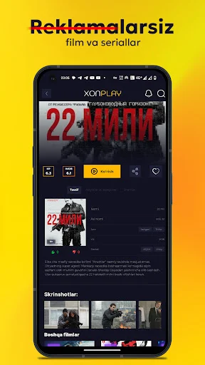 ดาวน์โหลด XonPlay ล่าสุด – ดูหนังและซีรีส์ใหม่พากย์อุซเบก ฟรี - Screenshot 4