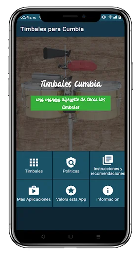 ดาวน์โหลด Timbales Cumbia ล่าสุด – แอปกลองชุดและเพอร์คัสชันสมจริงฟรี - Screenshot 8