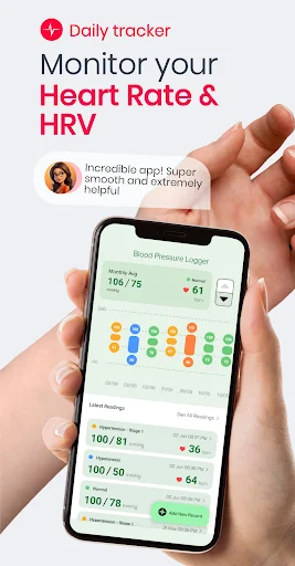 ดาวน์โหลด Blood pressure app: BP Logger ล่าสุด – ติดตามความดันโลหิตฟรี - Screenshot 1