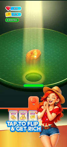 ดาวน์โหลด Idle Coin Flip: Clicker ล่าสุด – เกมคลิกเกอร์เหรียญฟรี - Screenshot 2