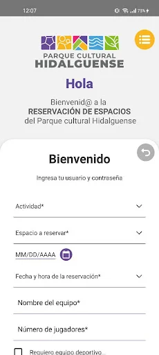 ดาวน์โหลด Parque Cultural Hidalguense ล่าสุด – จองพื้นที่สวนสาธารณะฟรี - Screenshot 3