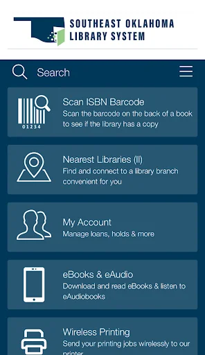 ดาวน์โหลด SE Oklahoma Library System ล่าสุด – จัดการการยืมหนังสือฟรี - Screenshot 7