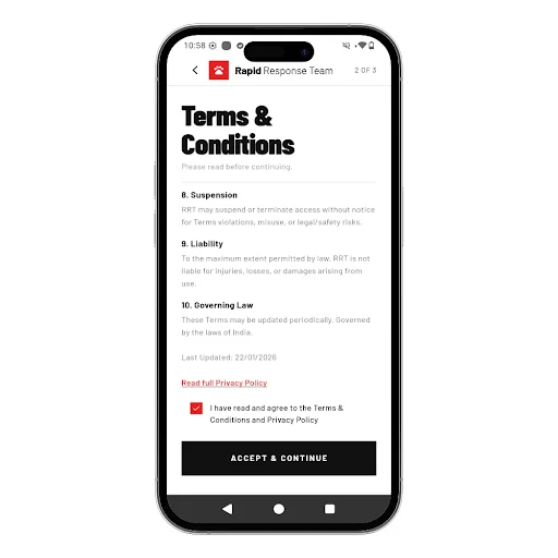 ดาวน์โหลด Rapid Response ล่าสุด – แจ้งเตือน SOS ช่วยเหลือสัตว์ ฟรี - Screenshot 2