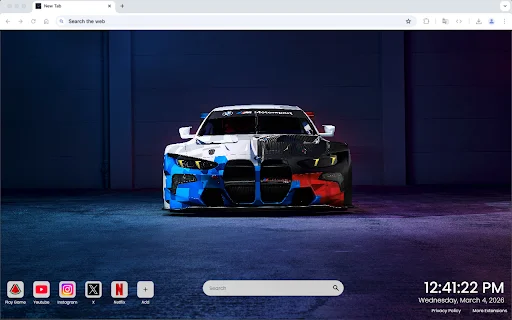 ดาวน์โหลด BMW M4 Live Wallpaper – ธีมรถสปอร์ตสุดเท่ ฟรี - Screenshot 3