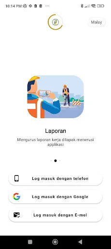 ดาวน์โหลด Puncak Emas ล่าสุด – แอปพลิเคชันจัดการงานซ่อมบำรุงถนนฟรี - Screenshot 1