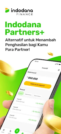 ดาวน์โหลด Indodana Partners+ ล่าสุด – เครื่องมือจัดการธุรกรรมสำหรับพันธมิตร - Screenshot 1
