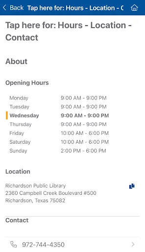 ดาวน์โหลด myRPL ล่าสุด – จัดการห้องสมุด Richardson สะดวกสบาย ฟรี - Screenshot 12