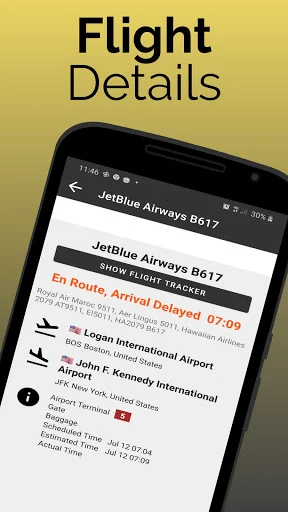 ดาวน์โหลด Bristol Airport Flight Info ล่าสุด – ตรวจสอบเที่ยวบินฟรี - Screenshot 4