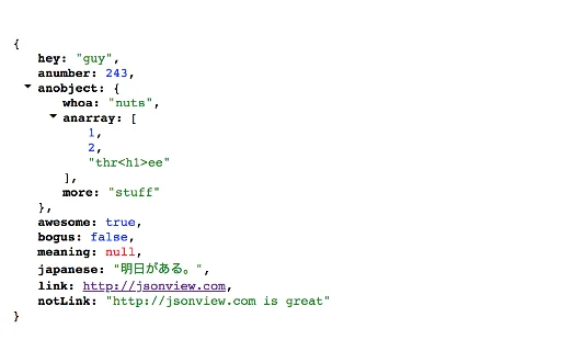 ดาวน์โหลด JSONView ล่าสุด – ดูไฟล์ JSON บนเบราว์เซอร์ฟรีและใช้งานง่าย - Screenshot 1
