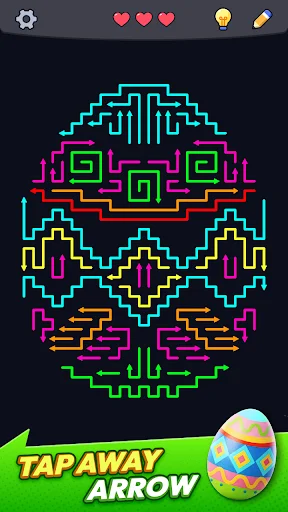 ดาวน์โหลด Arrow Maze Puzzle ล่าสุด – เกมฝึกสมอง แก้ปริศนาลูกศรฟรี - Screenshot 1