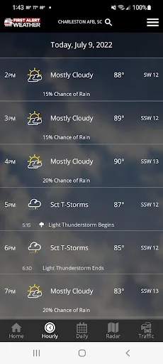 ดาวน์โหลด WCSC Live 5 Weather ล่าสุด – แอปพยากรณ์อากาศแม่นยำ ฟรี - Screenshot 5