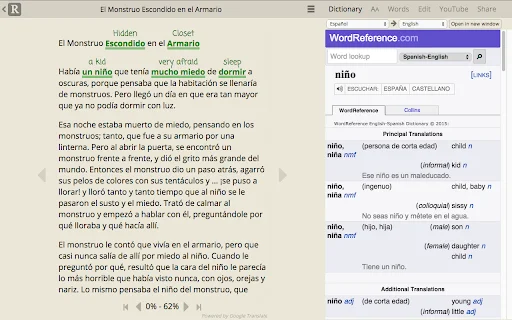 ดาวน์โหลด Readlang Web Reader – แปลภาษาพร้อมสร้างแฟลชการ์ดฟรี - Screenshot 4