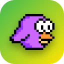 ดาวน์โหลด Flappy Bird Purple ส่วนขยายเล่นเกมสนุกบนเบราว์เซอร์ฟรี