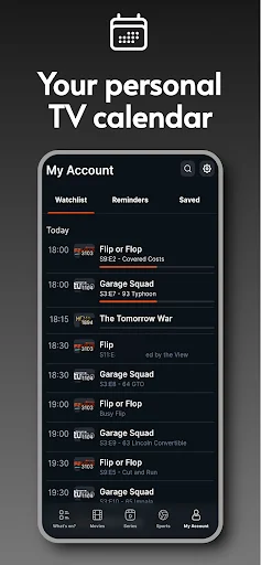 ดาวน์โหลด TVGenius ล่าสุด – ผังรายการทีวีและสตรีมมิ่งอัปเดตฟรี - Screenshot 5