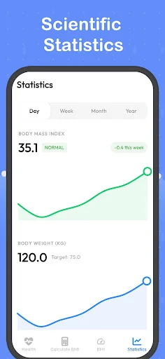 ดาวน์โหลด BMI Calculator-Weight record ล่าสุด – คำแนะนำด้านสุขภาพและฟิตเนสอัจฉริยะฟรี - Screenshot 12