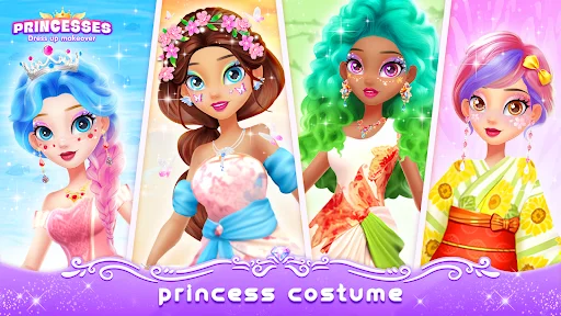ดาวน์โหลด Girl Game: Princess Makeup ล่าสุด – เกมแต่งหน้าและแฟชั่นฟรี - Screenshot 1