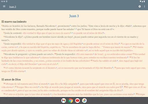 ดาวน์โหลด NBLA-Nueva Biblia d/L Américas ล่าสุด – แอปพระคัมภีร์ภาษาสเปนฟรี - Screenshot 9
