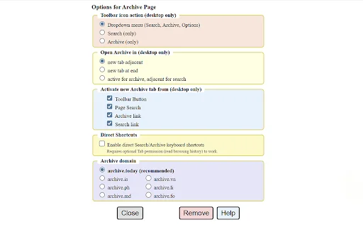 Archive Page – บันทึกหน้าเว็บด้วย Archive Today ได้ง่ายๆ บน Chrome - Screenshot 2