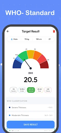ดาวน์โหลด BMI Calculator-Weight record ล่าสุด – คำแนะนำด้านสุขภาพและฟิตเนสอัจฉริยะฟรี - Screenshot 11