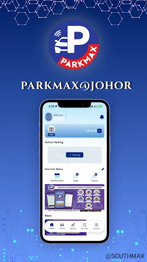 ดาวน์โหลด Parkmax @ JOHOR ล่าสุด – ชำระค่าที่จอดรถง่ายๆ ฟรี - Screenshot 3