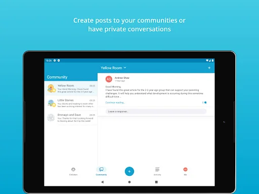 ดาวน์โหลด Storypark for Educators ล่าสุด – บันทึกการเรียนรู้เด็กฟรี - Screenshot 15