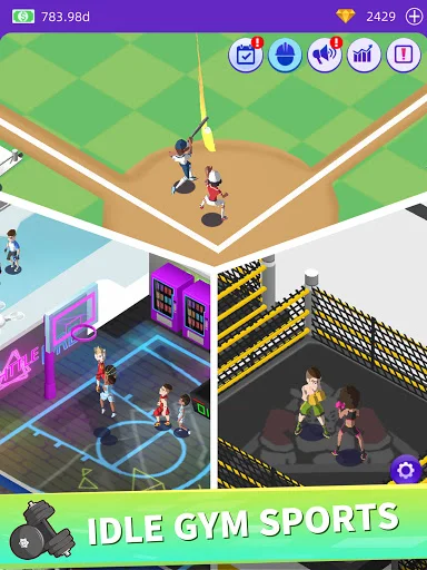 ดาวน์โหลด Idle GYM Sports ล่าสุด – เกมบริหารยิมสุดสนุก เล่นฟรี - Screenshot 11