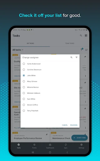 ดาวน์โหลด FORM OpX ล่าสุด – จัดการแบบฟอร์มธุรกิจบนมือถือฟรี - Screenshot 9
