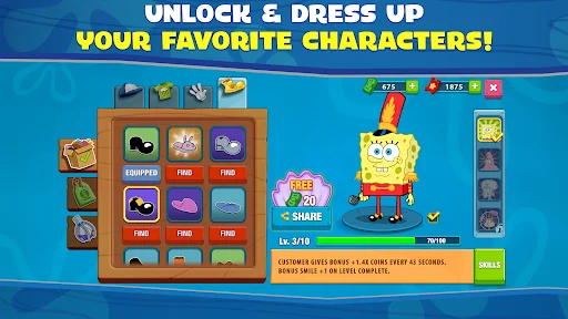 ดาวน์โหลด SpongeBob: Krusty Cook-Off ล่าสุด – เกมทำอาหารสุดสนุก ฟรี - Screenshot 6
