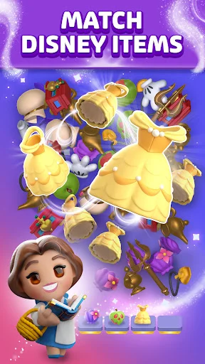 ดาวน์โหลด Disney Magic Match 3D ล่าสุด – เกมพัซเซิลดิสนีย์สุดสนุก ฟรี - Screenshot 13