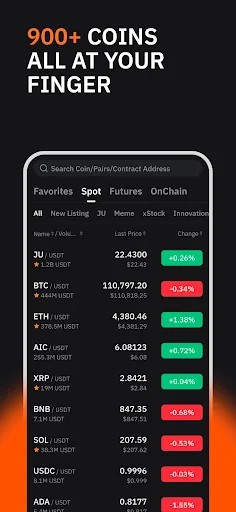 ดาวน์โหลด Ju.com ล่าสุด – เทรด BTC, DeFi และ Web3 ปลอดภัย ฟรี - Screenshot 2