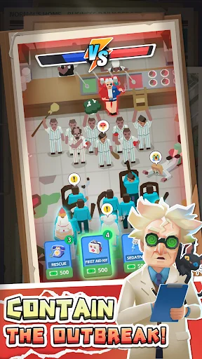 ดาวน์โหลด IDLE MAD HOUSE TYCOON ล่าสุด – เกมบริหารโรงพยาบาลสุดป่วน โหลดฟรี - Screenshot 1