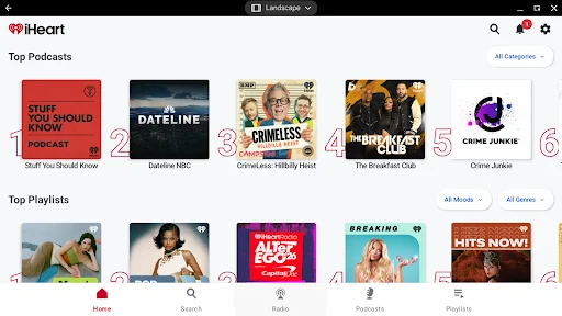 ดาวน์โหลด iHeart: ฟังเพลง วิทยุ และพอดแคสต์ฟรี – แอปยอดนิยมอันดับ 1 - Screenshot 26