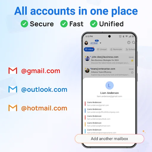 ดาวน์โหลด AI Email, Mail Cleaner – Maily แอปจัดการอีเมลอัจฉริยะล่าสุด - Screenshot 2