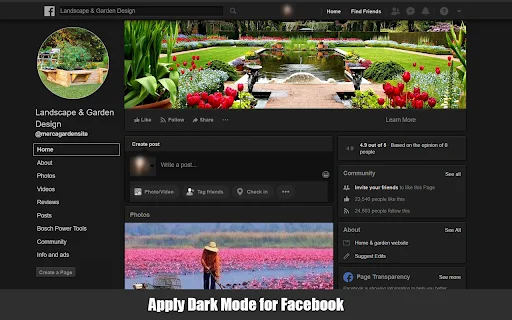 ดาวน์โหลด Super Dark Mode ล่าสุด – เปลี่ยนเว็บเป็นโหมดมืดถนอมสายตาฟรี - Screenshot 1