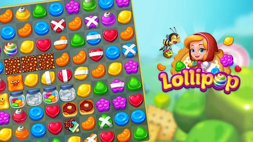 ดาวน์โหลด Lollipop: Sweet Taste Match 3 ล่าสุด – เกมเรียงลูกกวาดฟรี - Screenshot 3