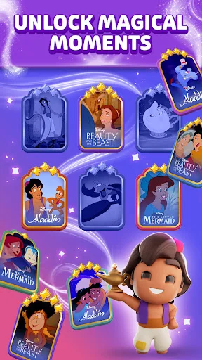ดาวน์โหลด Disney Magic Match 3D ล่าสุด – เกมพัซเซิลดิสนีย์สุดสนุก ฟรี - Screenshot 8