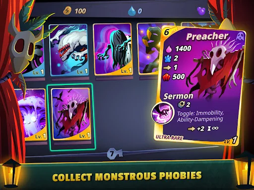 ดาวน์โหลด Phobies เกมการ์ดกลยุทธ์สุดมันส์ – เล่นฟรีบนมือถือ - Screenshot 13