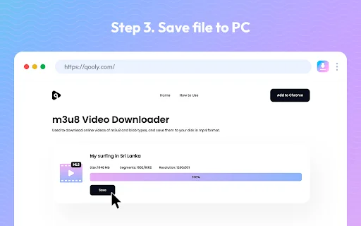 ดาวน์โหลด Video Downloader by Qooly ล่าสุด – โปรแกรมโหลดวิดีโอฟรี - Screenshot 3