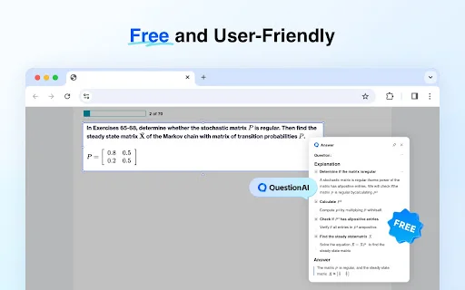 ดาวน์โหลด QuestionAI – ตัวช่วยทำการบ้าน AI อัจฉริยะ ใช้งานฟรี - Screenshot 2