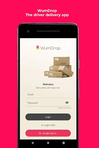 ดาวน์โหลด WumDrop Driver ล่าสุด – แอปพลิเคชันรับงานขนส่งสำหรับมืออาชีพ - Screenshot 1