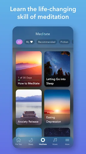 ดาวน์โหลด Calm แอปช่วยนอนหลับและทำสมาธิยอดนิยม – ผ่อนคลายความเครียดได้ทุกวัน - Screenshot 4