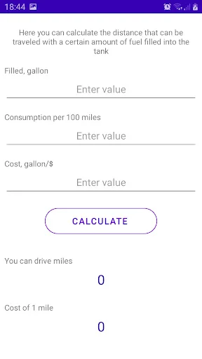 ดาวน์โหลด Fuel calculator ล่าสุด – คำนวณอัตราสิ้นเปลืองน้ำมันฟรี - Screenshot 10