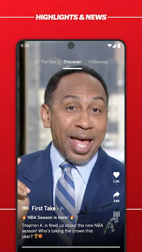 ดาวน์โหลดแอป ESPN ล่าสุด – ติดตามผลคะแนนและข่าวสารกีฬาแบบเรียลไทม์ฟรี - Screenshot 4