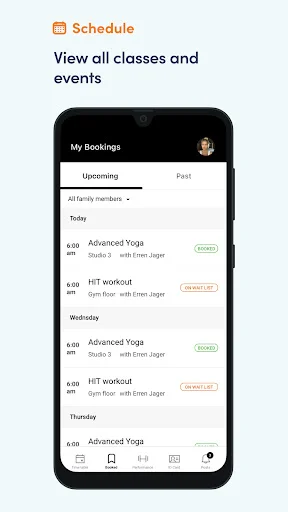 ดาวน์โหลด Clubworx ล่าสุด – จัดการฟิตเนสและตารางเรียนง่ายๆ ฟรี - Screenshot 5