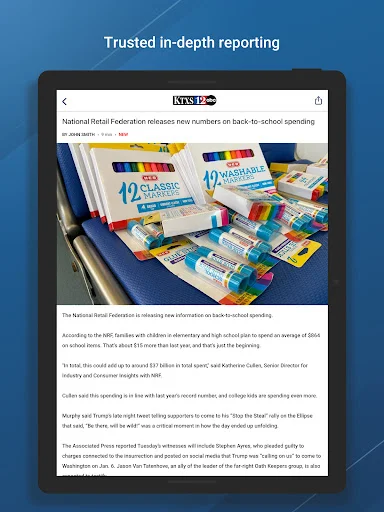 ดาวน์โหลด KTXS News ล่าสุด – ติดตามข่าวสาร อบิลีน เท็กซัส ฟรี - Screenshot 12