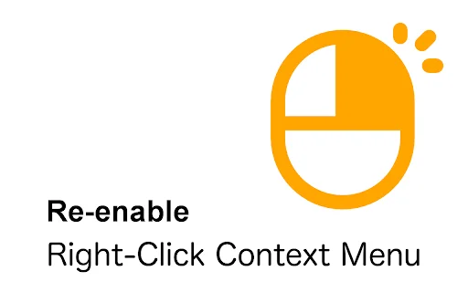 ดาวน์โหลด Allow Right-Click ล่าสุด – ปลดล็อกคลิกขวาและคัดลอกข้อความฟรี - Screenshot 1