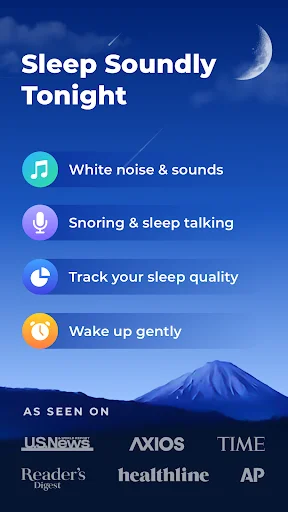 ดาวน์โหลด ShutEye®: Sleep Tracker ล่าสุด – ติดตามการนอนและวิเคราะห์การกรน - Screenshot 1
