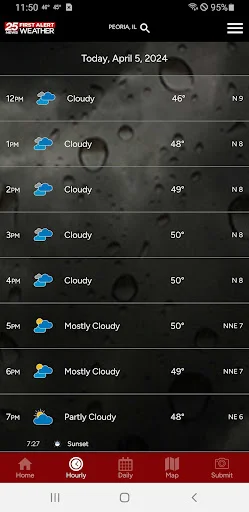 ดาวน์โหลด WEEK 25 First Alert Weather ล่าสุด – พยากรณ์อากาศแม่นยำ ฟรี - Screenshot 2