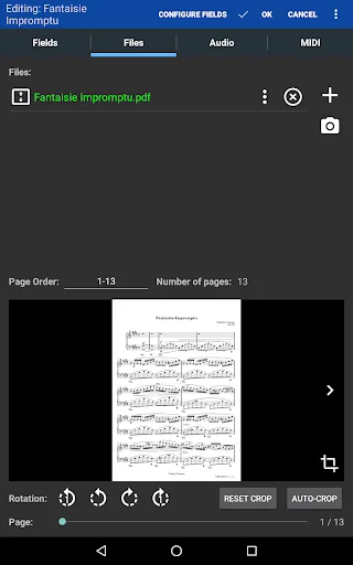 ดาวน์โหลด MobileSheets Trial ล่าสุด – แอปจัดการโน้ตดนตรีมืออาชีพ - Screenshot 5